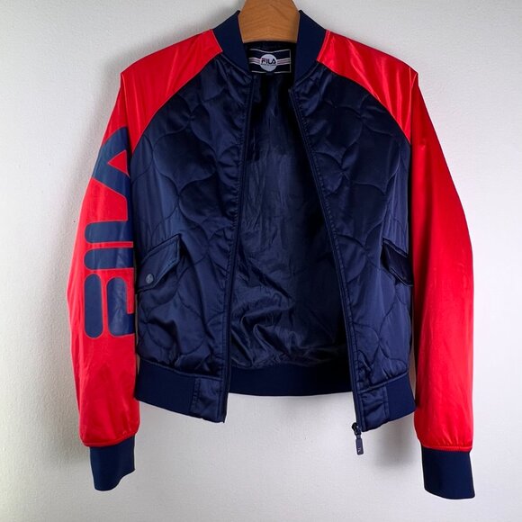 FILA Petra Quilted Full Zip Bomber Jacket - Picture 7 of 11